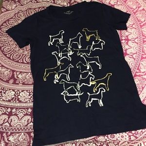 J Crew Collection Navy Tee